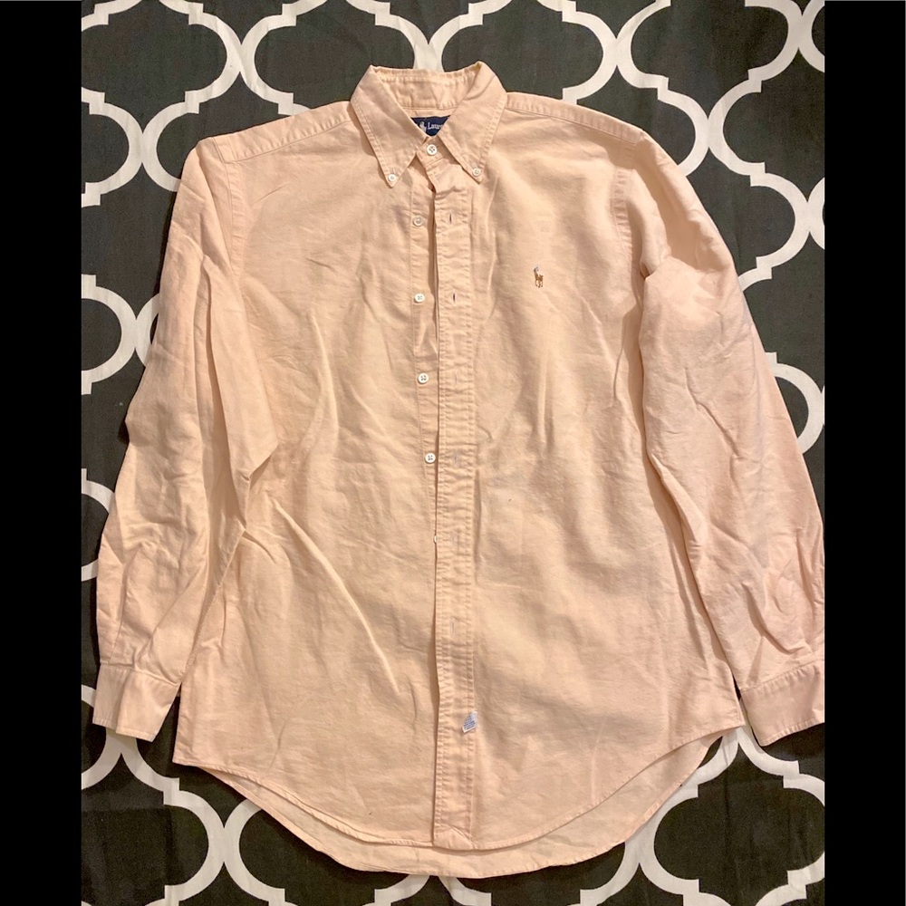 3/$21 Men’s pink Oxford dress shirt